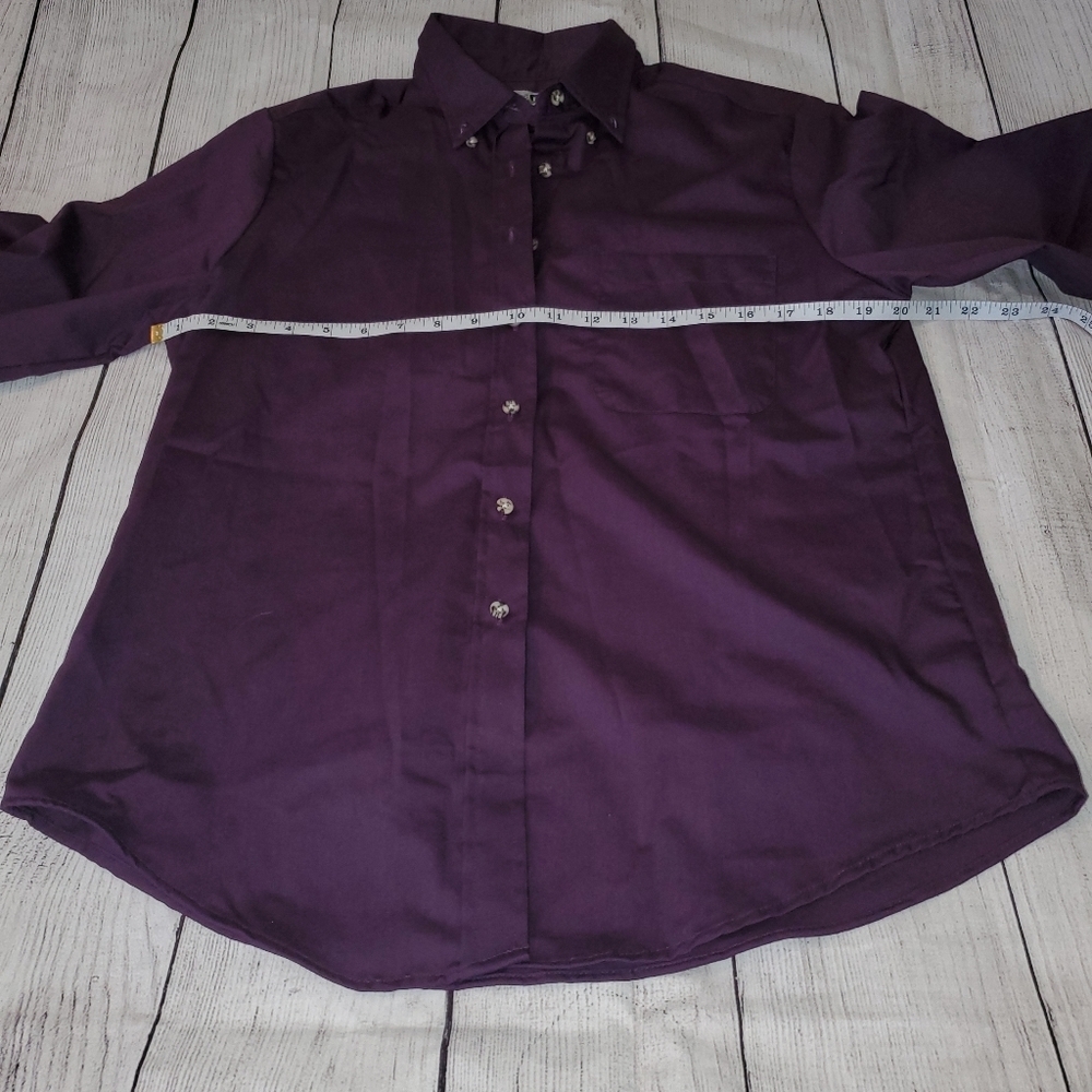Edwards Purple Collared Button Down - Picture 5 of 8